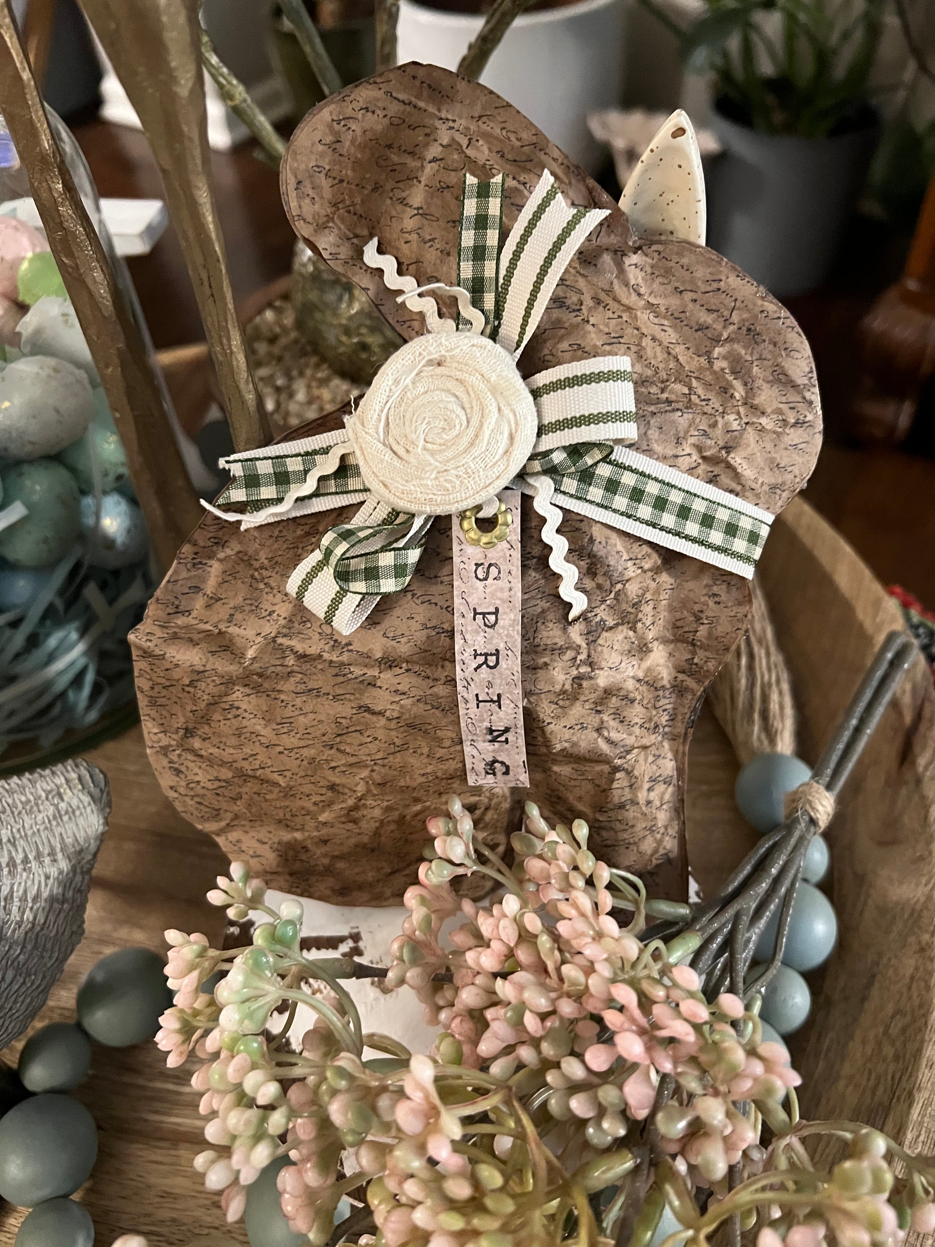Vintage Paper Bunny