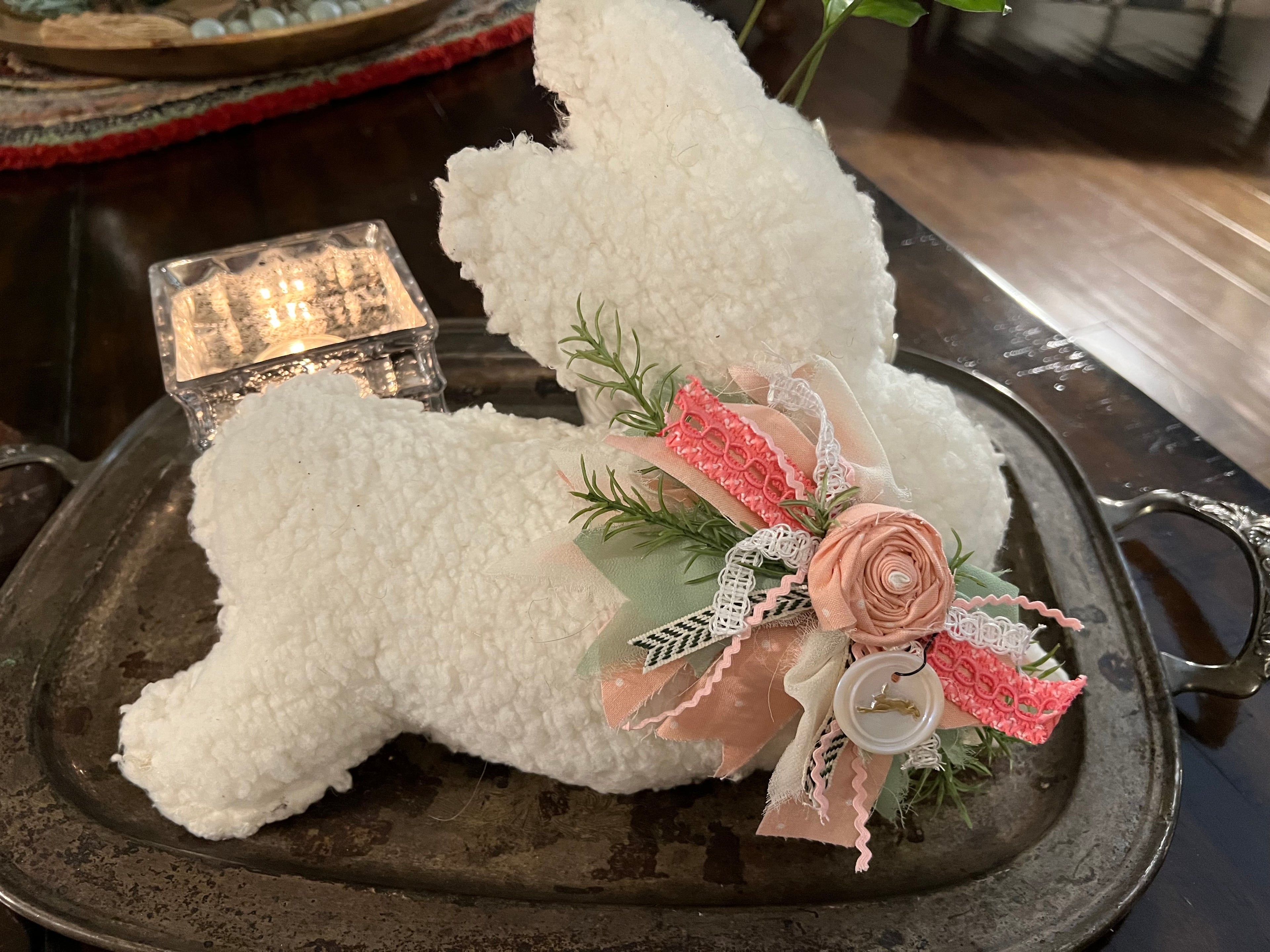 Fleece Decorative Bunny